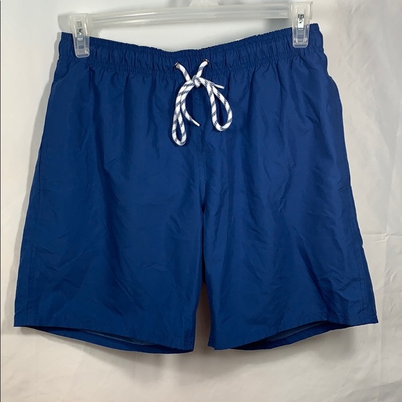 Saint Johns Bay Men’s Navy Blue Swim Trunks Medium - Picture 8 of 10